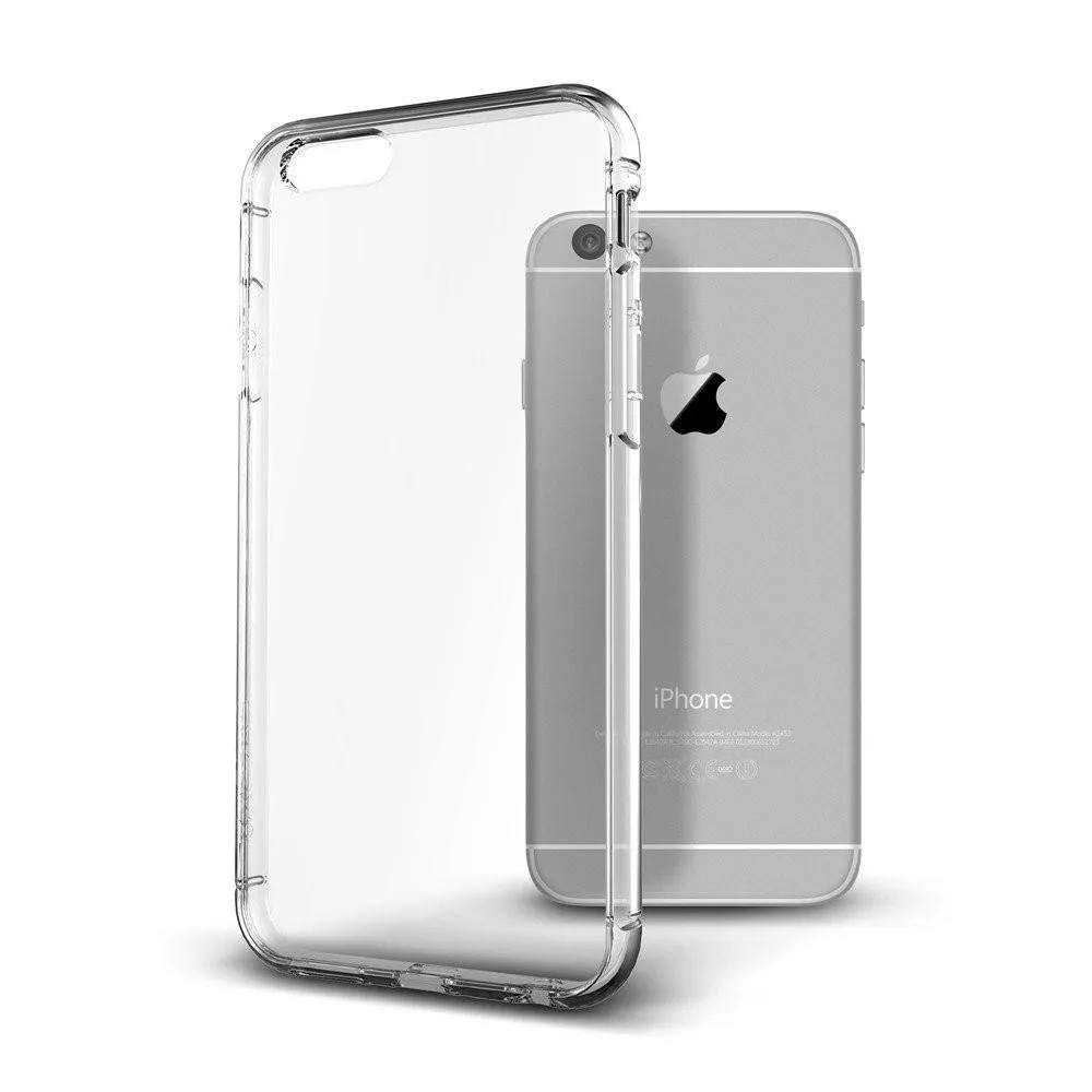 2 Pack: Protective Clear Scratch-Resistant Case for iPhone 6/6s/6 /7/7 /8/8 /X!