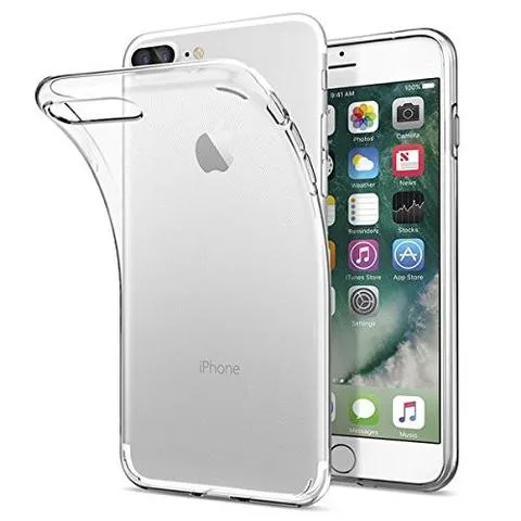 2 Pack: Protective Clear Scratch-Resistant Case for iPhone 6/6s/6 /7/7 /8/8 /X!