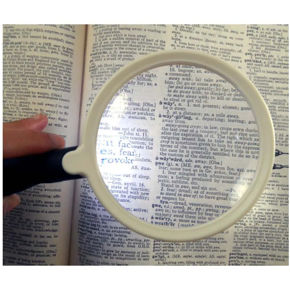 3x & 5x Aspheric Magnifier with Dual Magnification & LED Lighting  - MG-75735