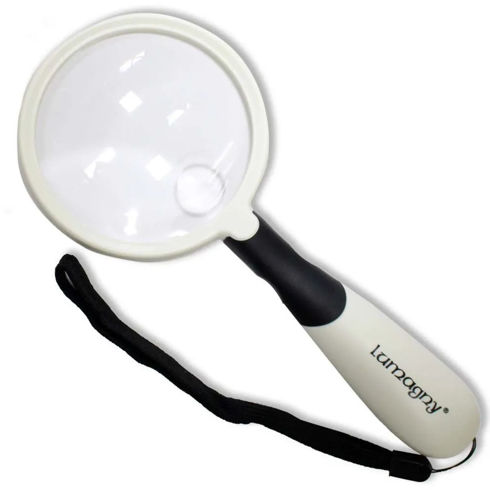 3x & 5x Aspheric Magnifier with Dual Magnification & LED Lighting  - MG-75735