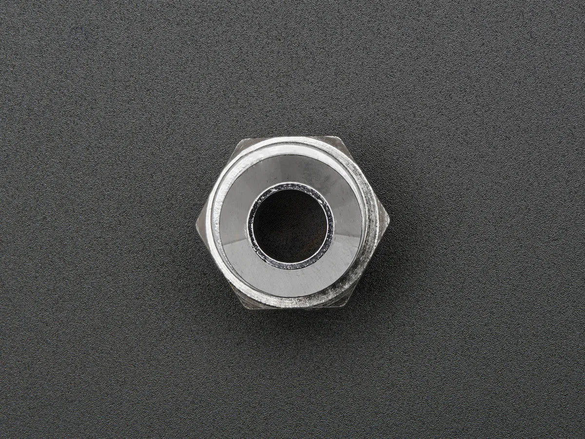 5mm Chromed Metal Wide Convex Bevel LED Holder - Pack of 5