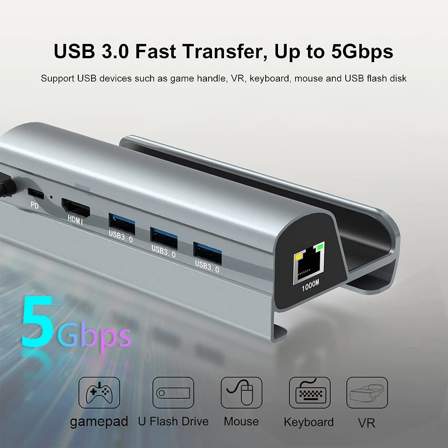 6-In-1 Game Console Docking Station Q-Hu860