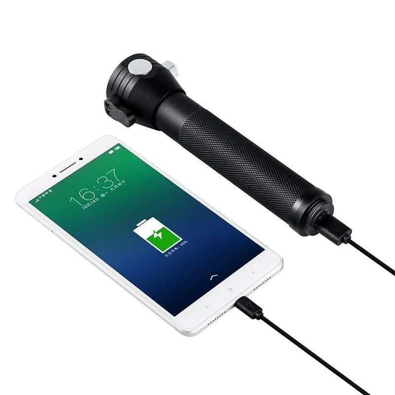 7-in1 Solar Powered Flashlight