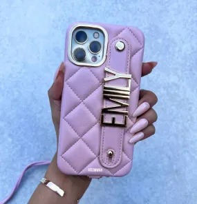 Addison lettering Plush case