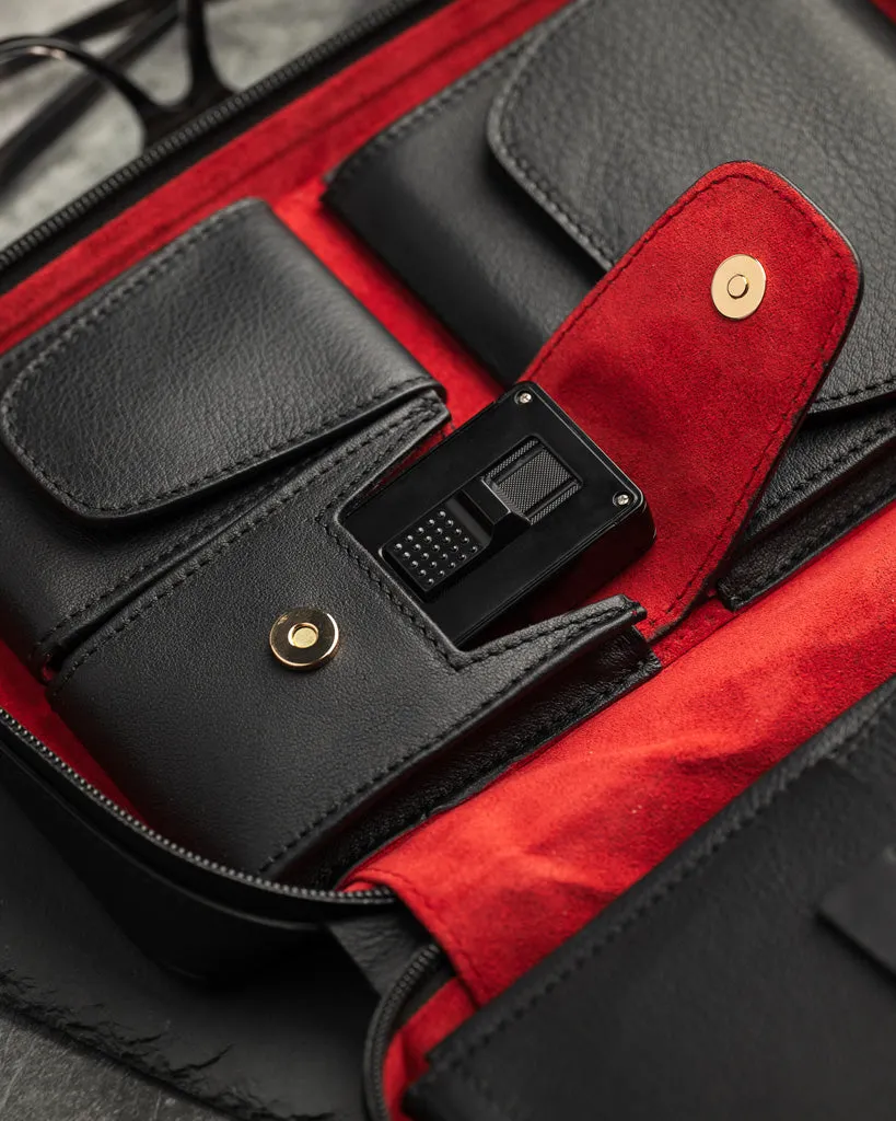 Alcantara Black Label Carry Humidor
