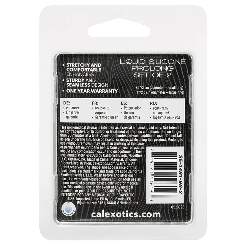 Alpha Liquid Silicone Prolong Set of 2