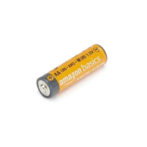 Amazon Basics 8 Pack AA High-Performance Alkaline Batteries, 10-Year Shelf Life, Easy to Open Value Pack,8 Count (Pack of 1)