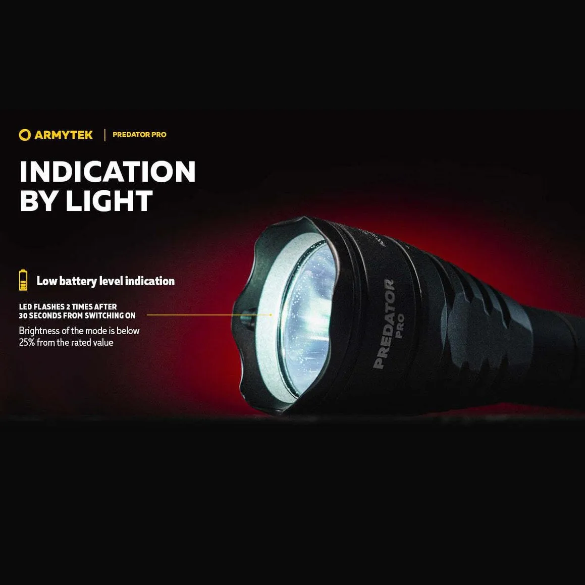 ARMYTEK PREDATOR PRO MAGNET USB (HI WHITE)