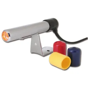 AutoMeter 5329 SHIFT LIGHT; AMBER LED; PEDESTAL; CHROME; QUICK-LITE