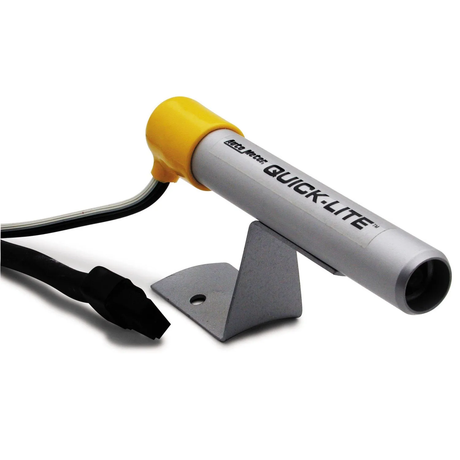 AutoMeter 5331 SHIFT LIGHT; AMBER LED; PEDESTAL; SILVER; QUICK-LITE