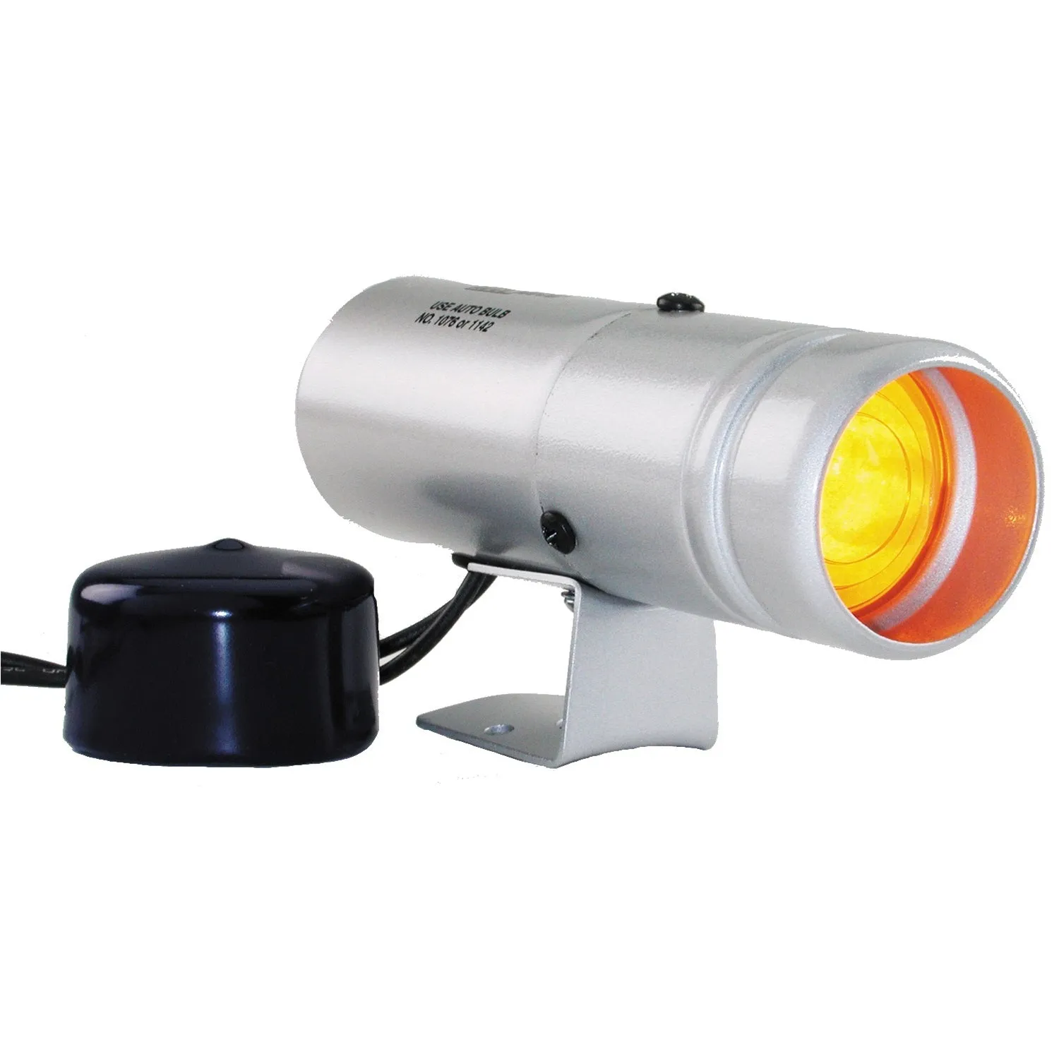 AutoMeter 5335 SHIFT LIGHT; AMBER; PEDESTAL; SILVER; SHIFT-LITE