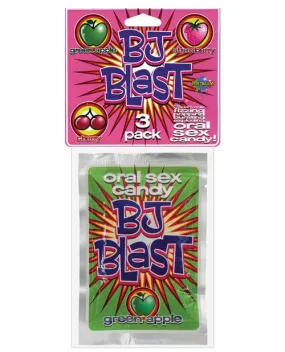 BJ Blast Oral Sex Candy - Asst. Flavors Pack Of 3