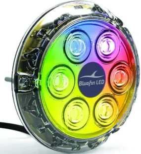 BLUEFIN Piranha P6 NITRO LED Underwater Lights BRONZE BASE COLOUR CHANGE LIGHT RWB6325