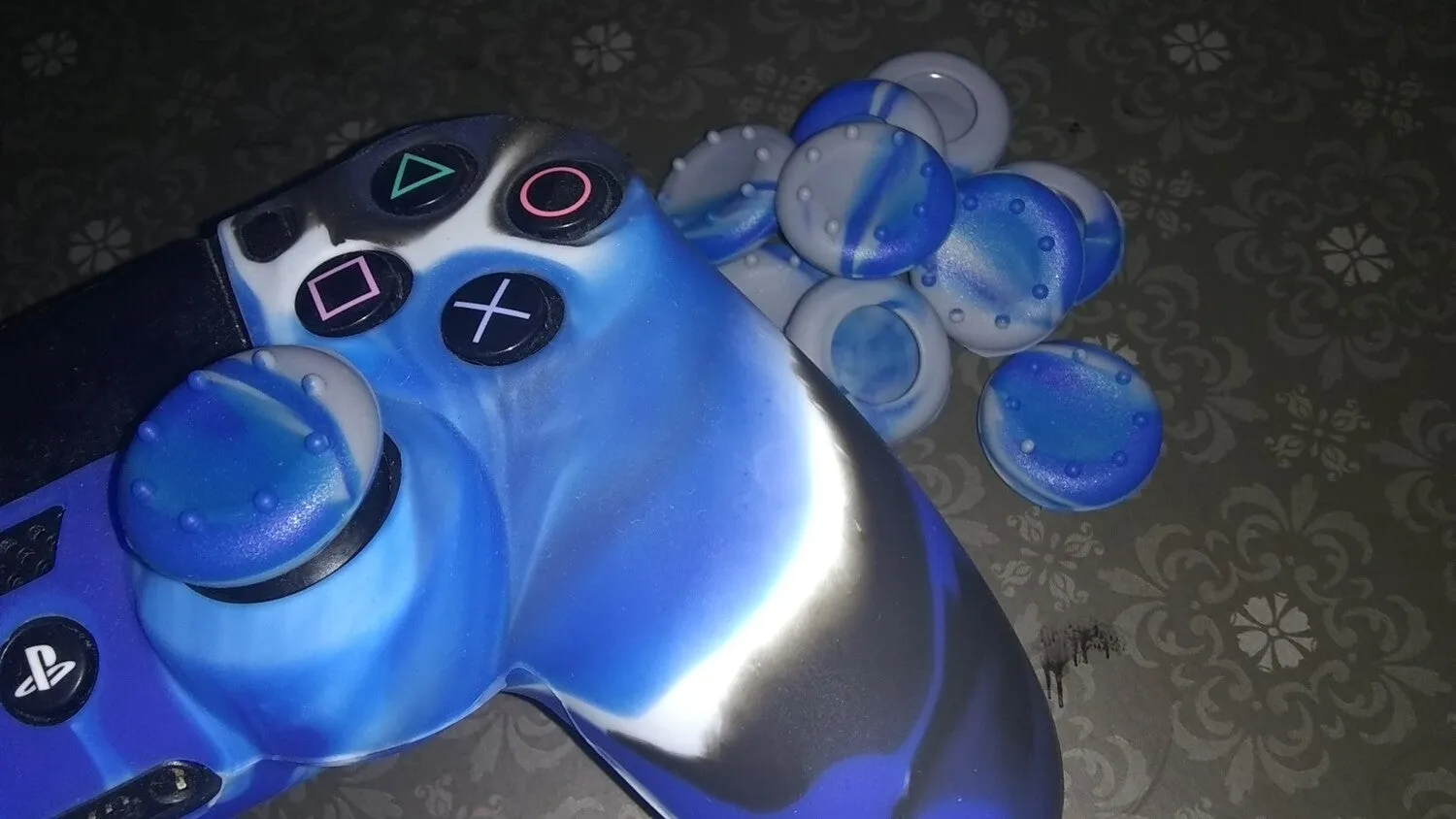 Blue/Gray Grips