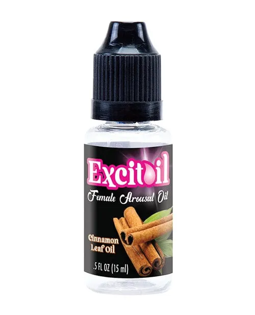 Body Action Excitoil Cinnamon Arousal Oil - .5 oz. Bottle Carded