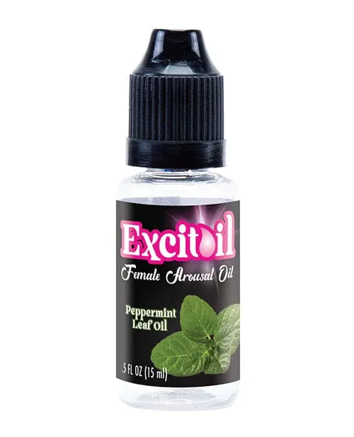 Body Action Excitoil Peppermint Arousal Oil - .5 oz. Bottle Carded