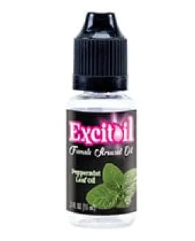 Body Action Peppermint Arousal Oil - .5 oz.