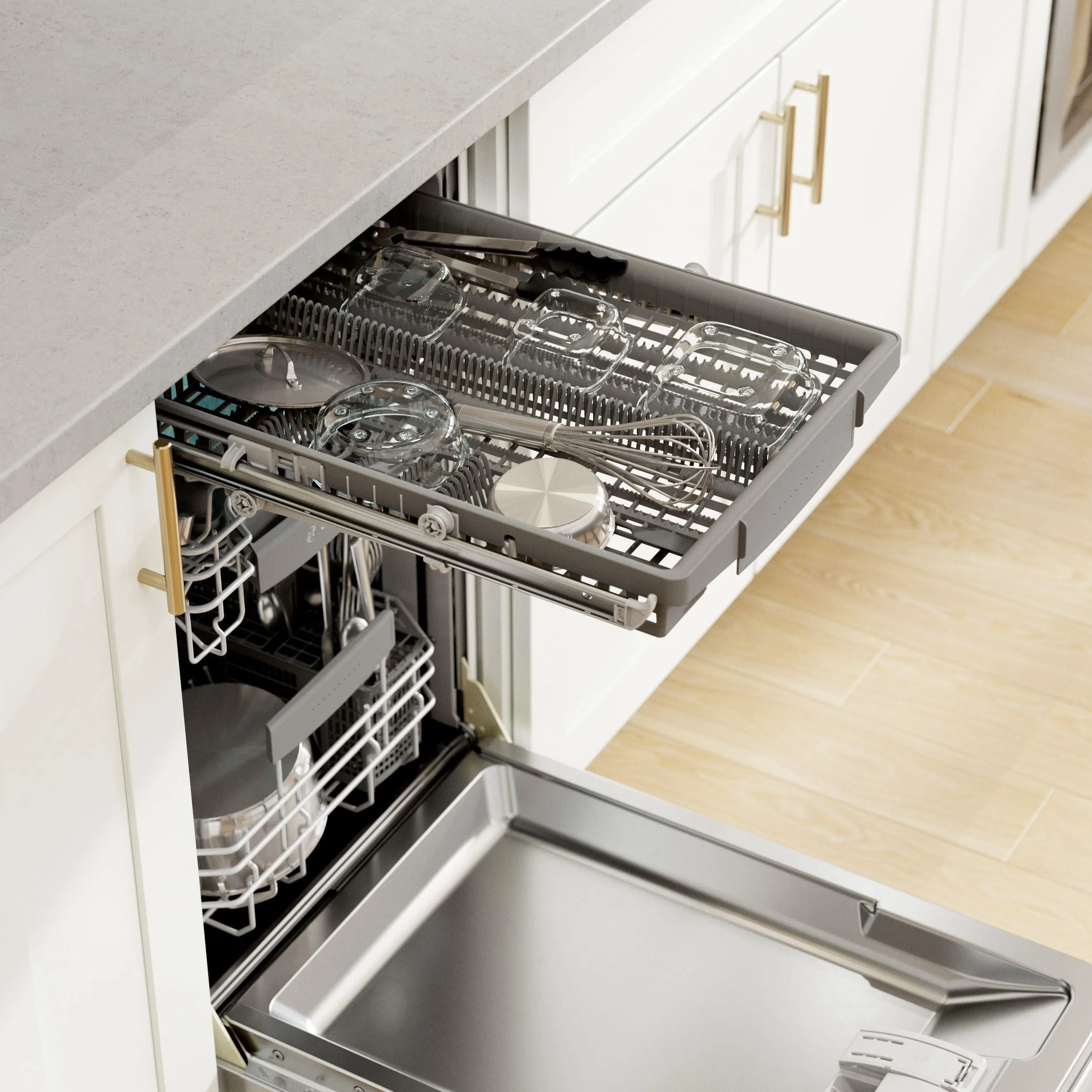 Bosch Built-in, 800 Series 18" Recessed Handle ADA-compliant Dishwasher SPE68C75UC