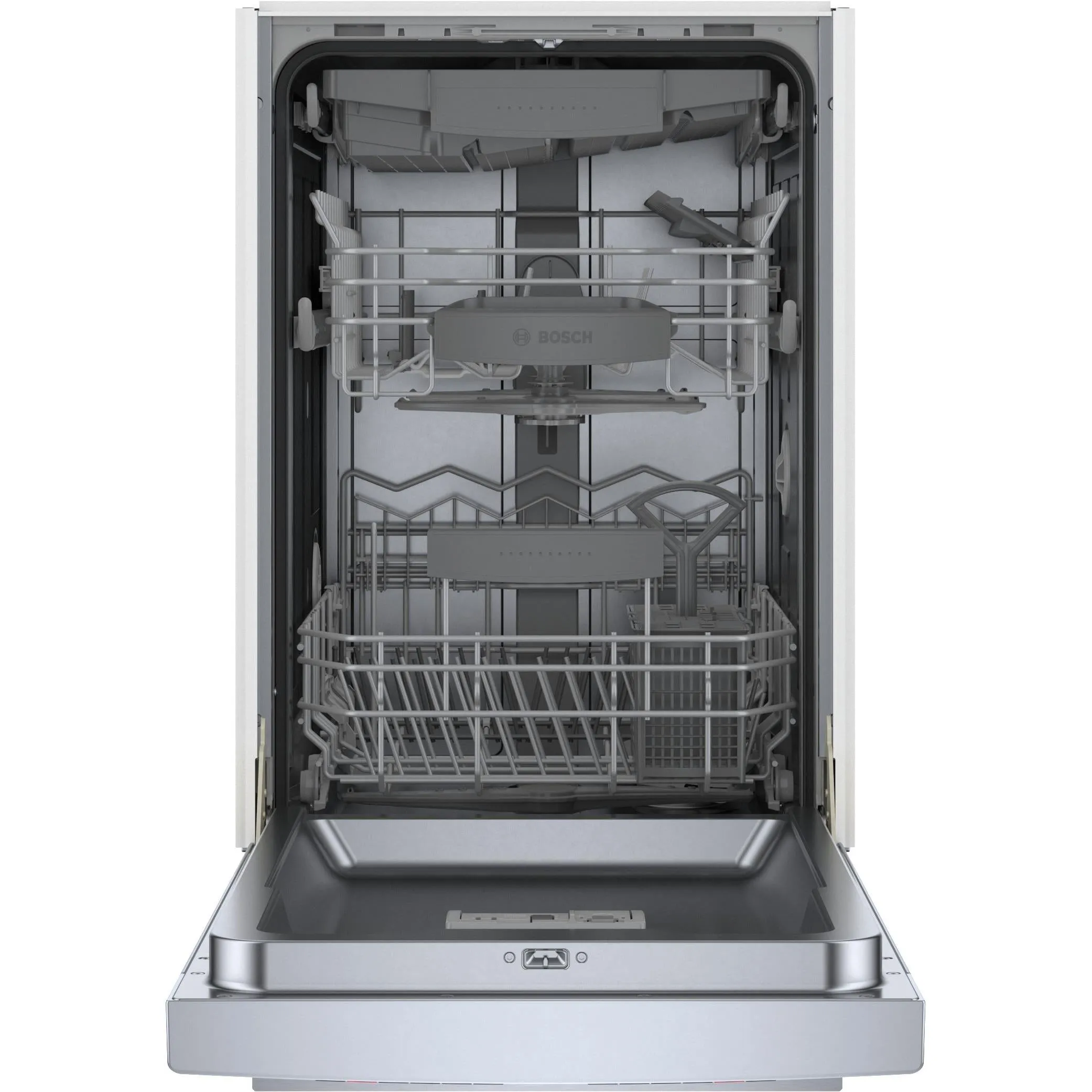 Bosch Built-in, 800 Series 18" Recessed Handle ADA-compliant Dishwasher SPE68C75UC