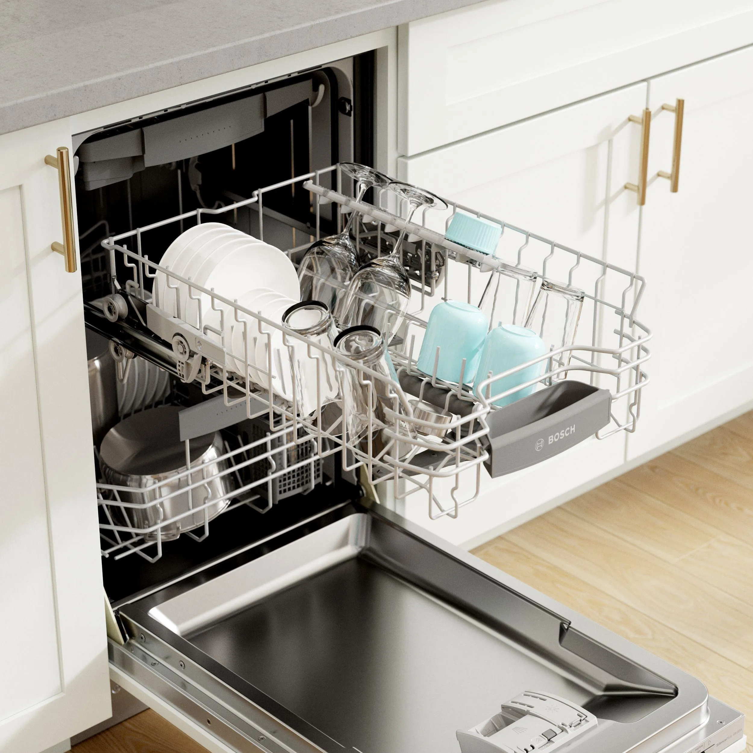 Bosch Full-integrated 18-inch Top Control Dishwasher with PrecisionWash® and Home Connect® SPV68C73UC