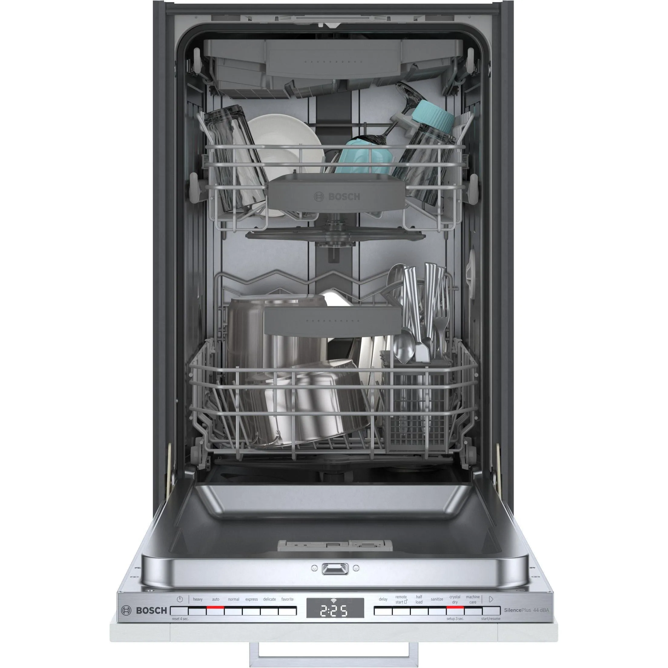Bosch Full-integrated 18-inch Top Control Dishwasher with PrecisionWash® and Home Connect® SPV68C73UC
