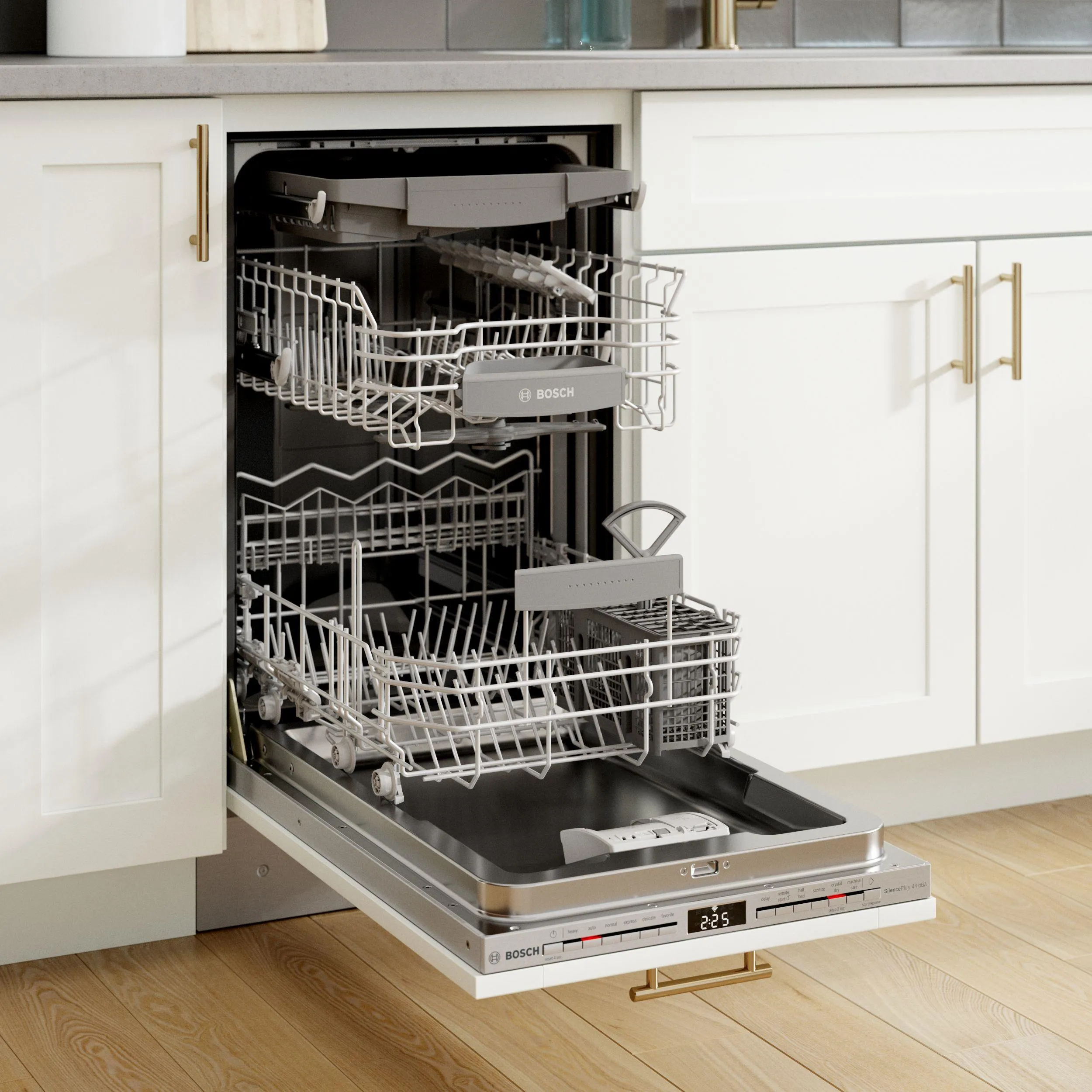 Bosch Full-integrated 18-inch Top Control Dishwasher with PrecisionWash® and Home Connect® SPV68C73UC