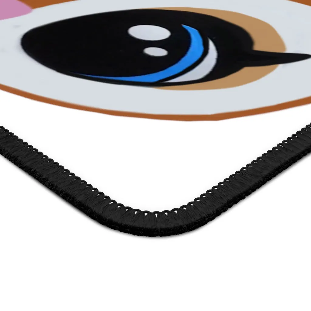 Brown Kitty Head Gaming Mouse Pad