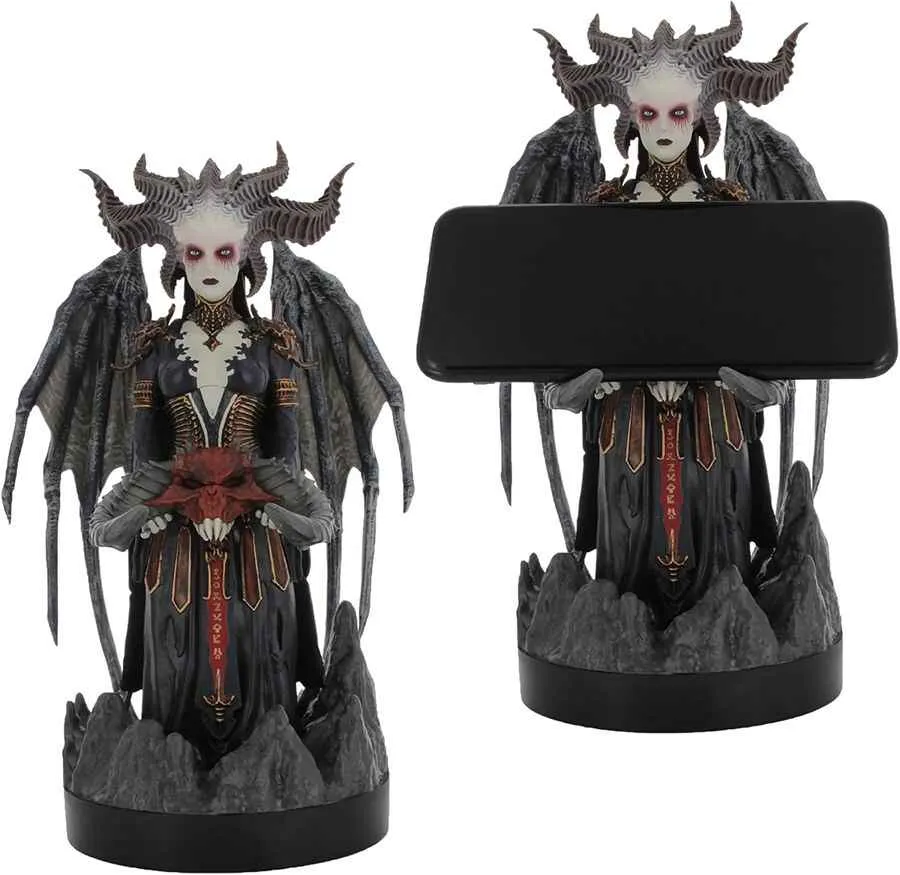 Cable Guys - Gaming Diablo IV Lilith 8 Inch Mobile Phone and Controller Holder Figure