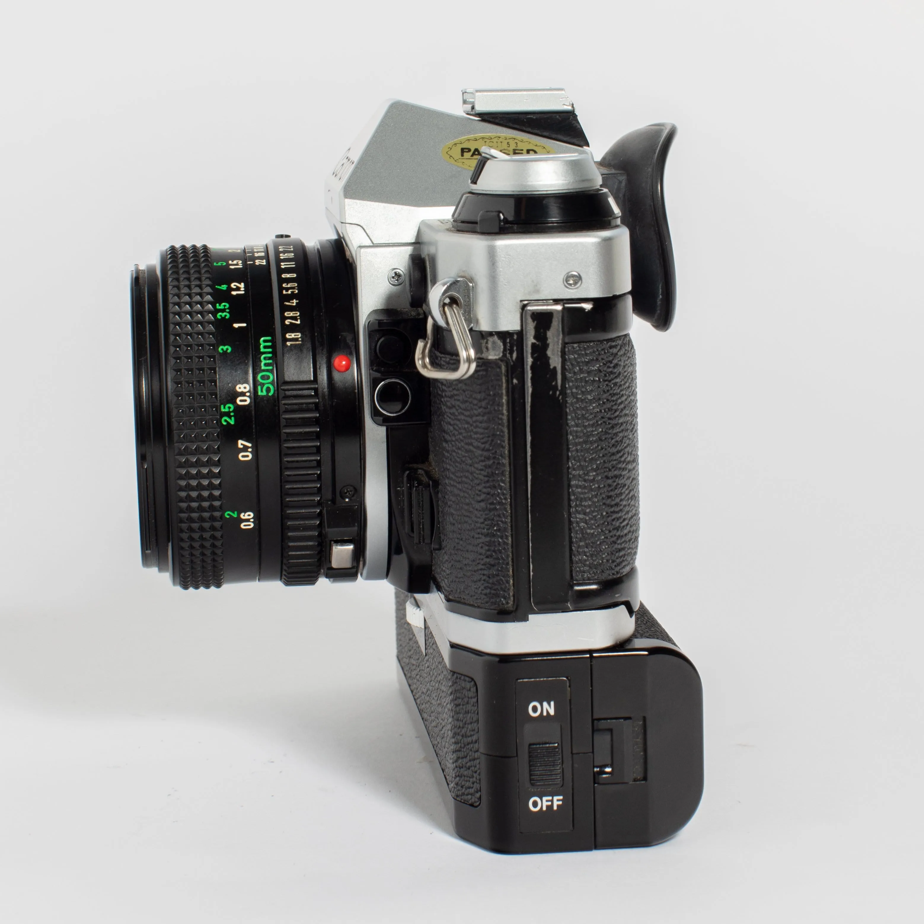 Canon AE-1 Program 50mm FD f/1.8 with Power Winder