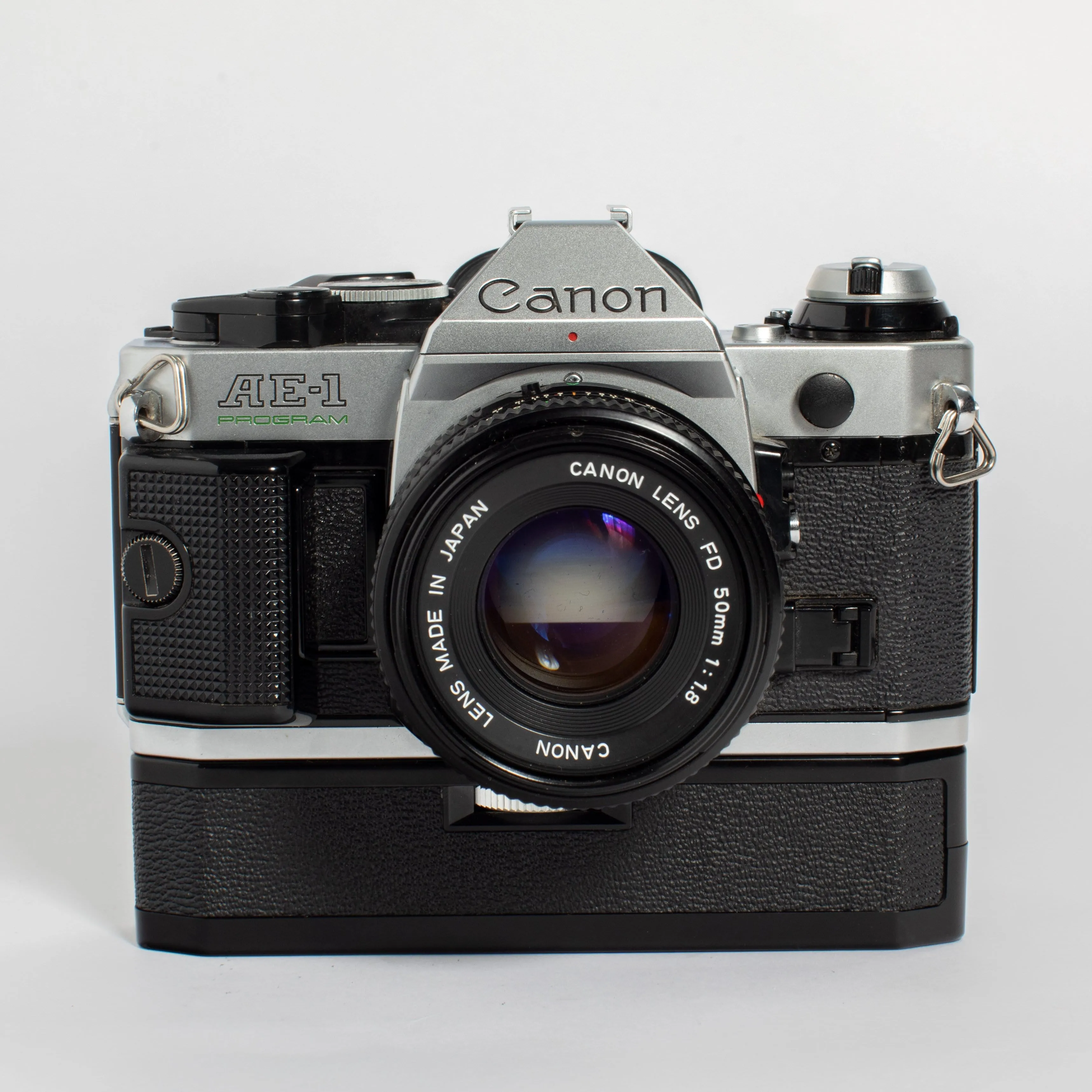 Canon AE-1 Program 50mm FD f/1.8 with Power Winder