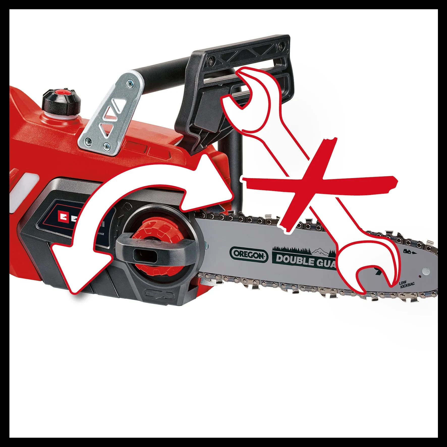 Chain Saw - Einhell 18V 10" Cordless Chain Saw Kit, 4501786