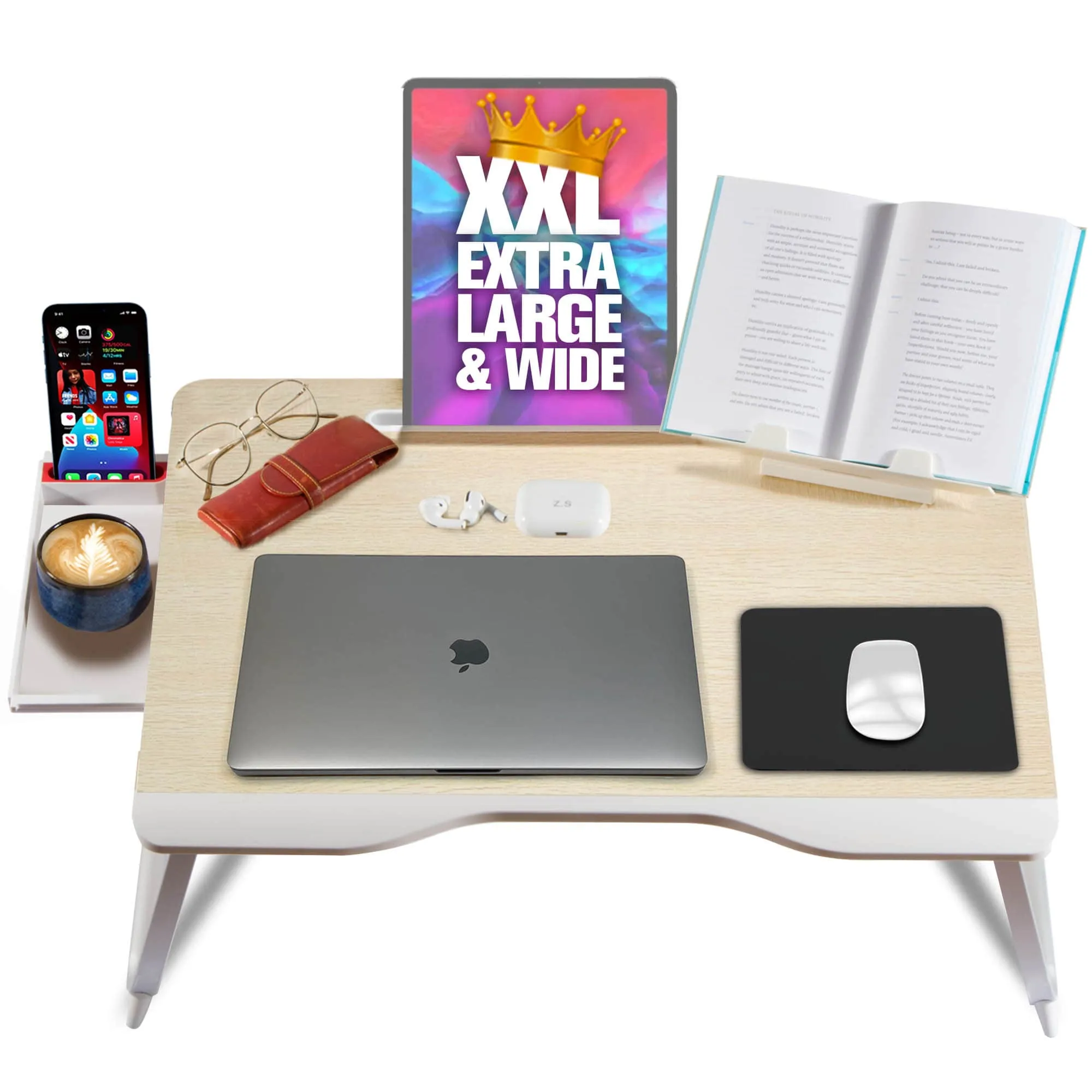 Cooper Mega Table - Folding Table Stand for Couch, Bed, Desk & Floor