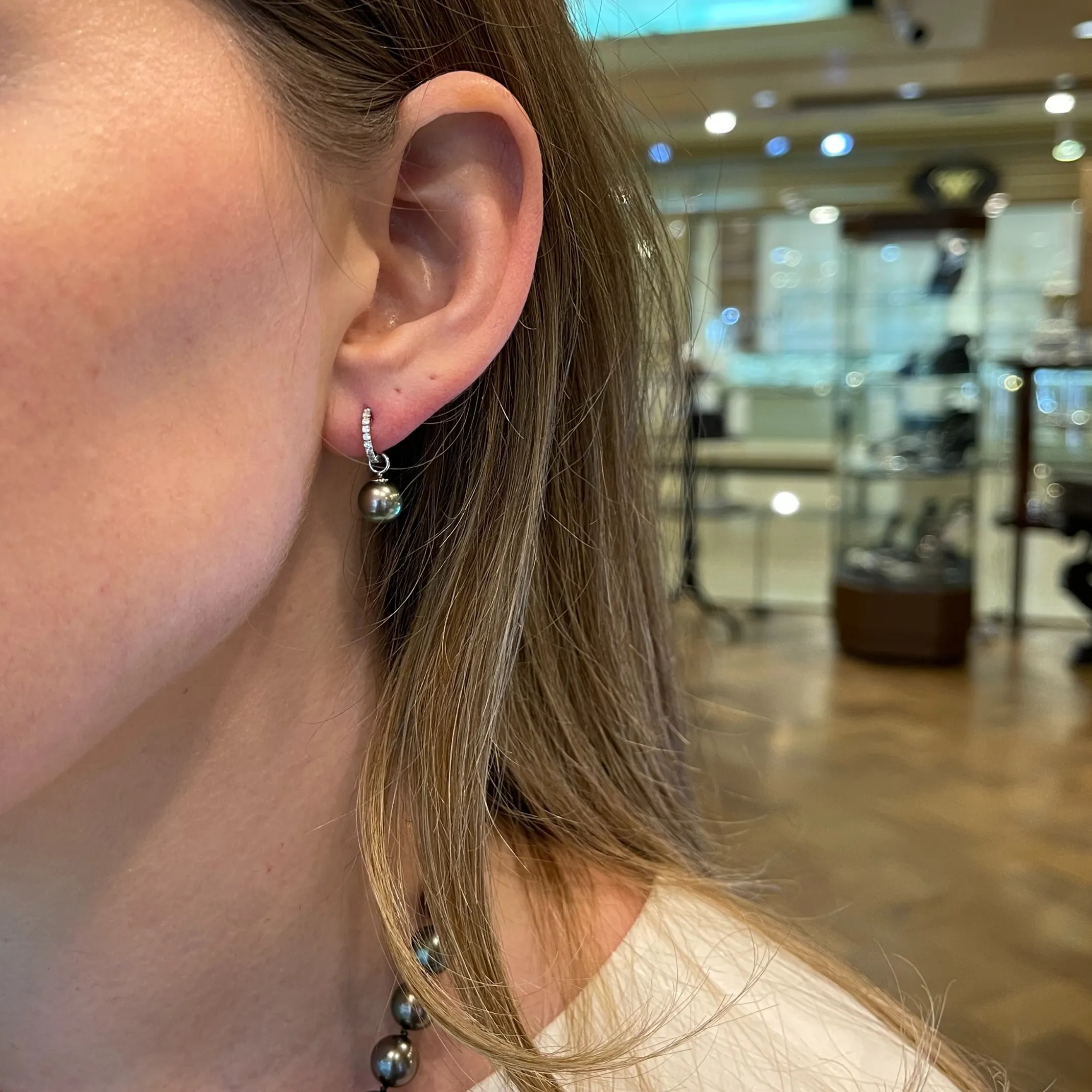 Daisy Exclusive 7.9 mm Tahitian Pearl Earring Enhancers
