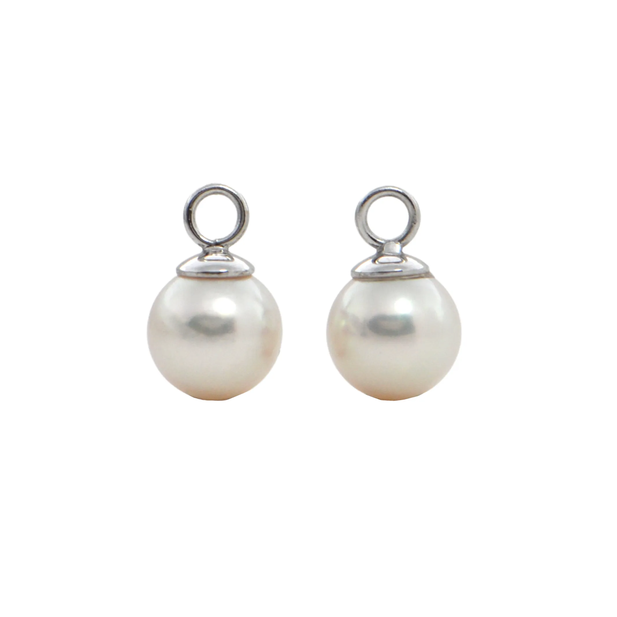 Daisy Exclusive 8.5-8.6mm Pearl 18K Gold Earrings Enhancers