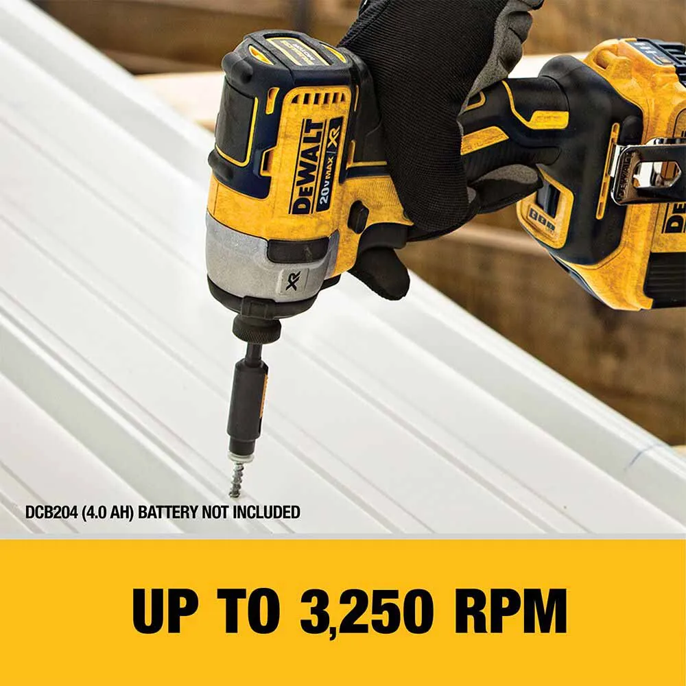 DeWalt DCF887P1 20V MAX XR® 1/4 in. 3-Speed Impact Driver Kit