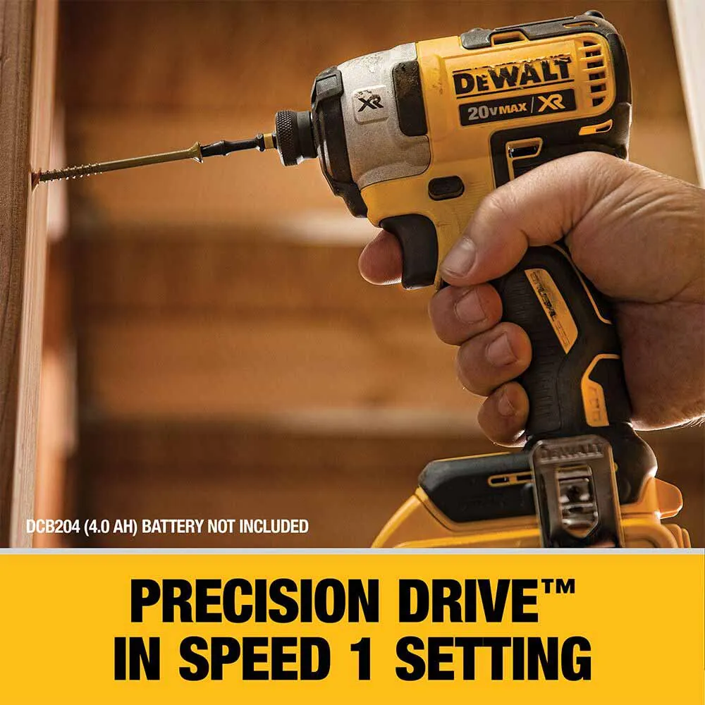 DeWalt DCF887P1 20V MAX XR® 1/4 in. 3-Speed Impact Driver Kit