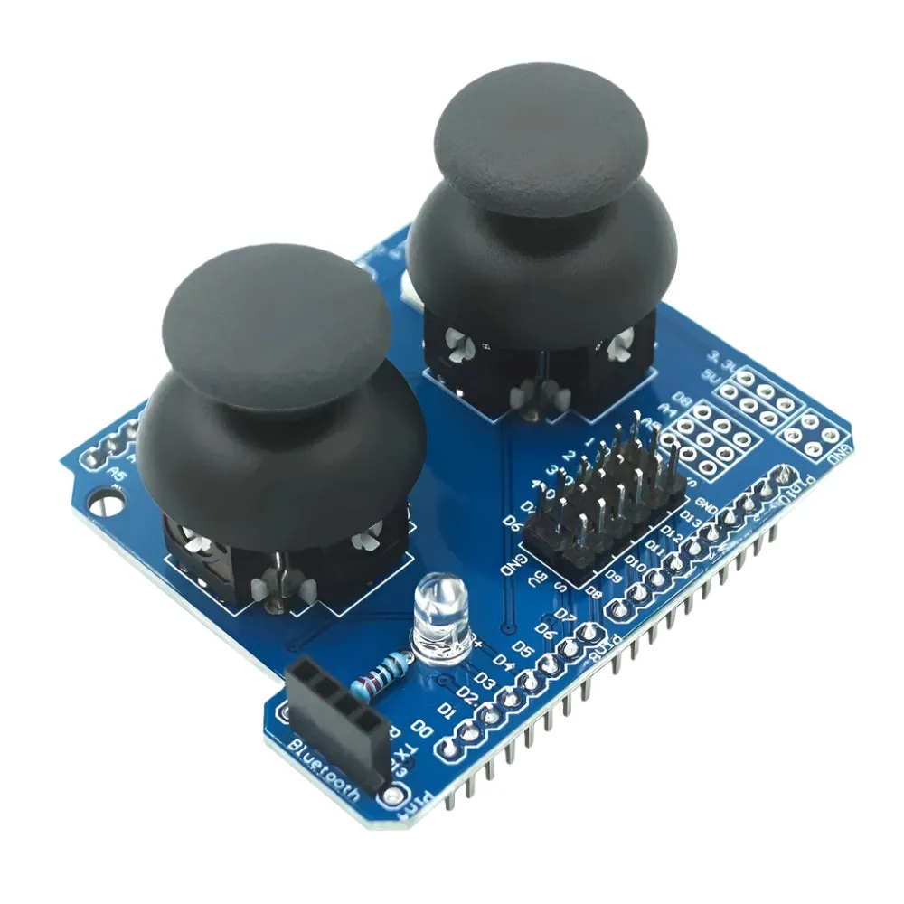 Dual-Channel PS2 Game Joystick Button Module Compatible With UNO R3