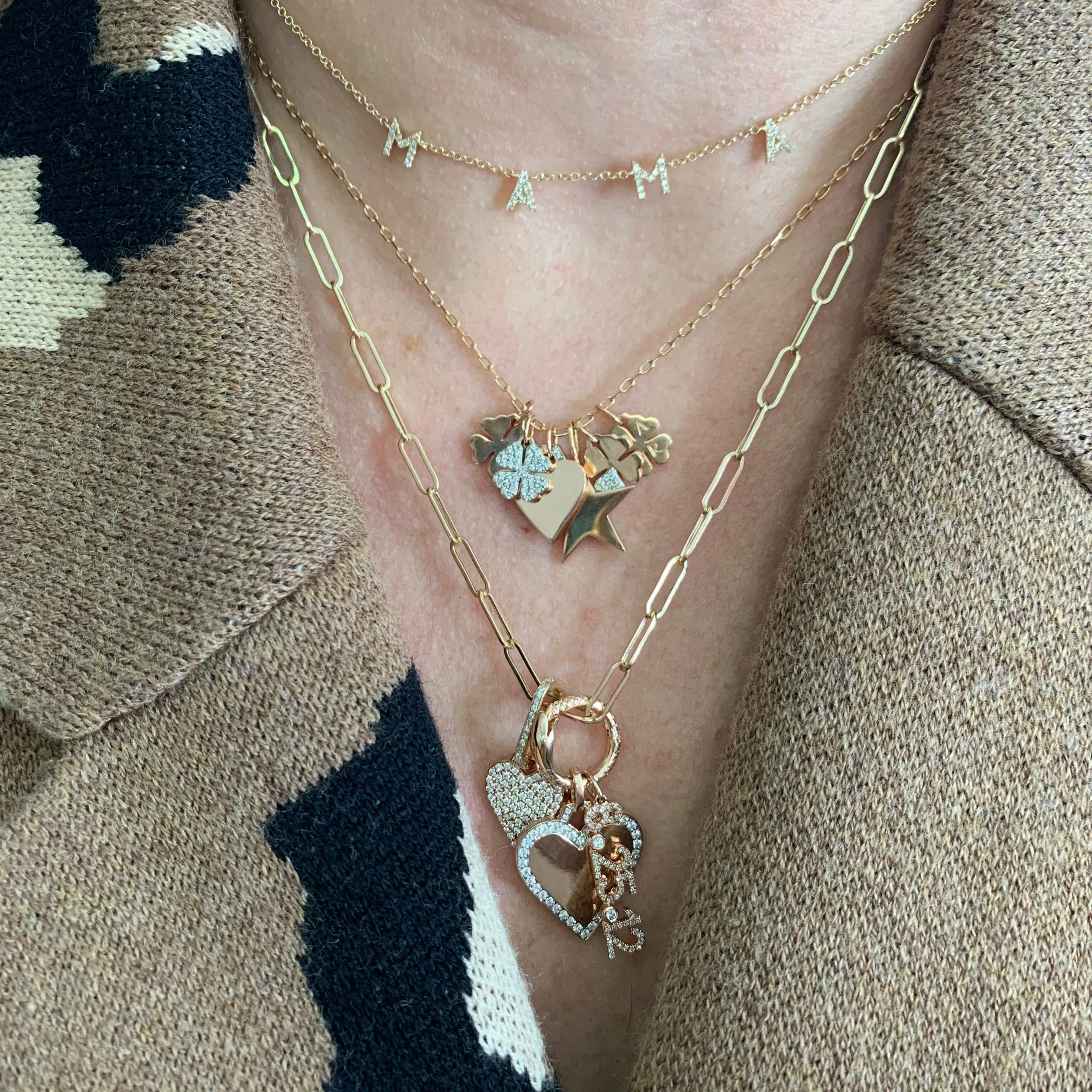 Essential Thin Paperclip Link Drawn Gold Cable Chain Necklace