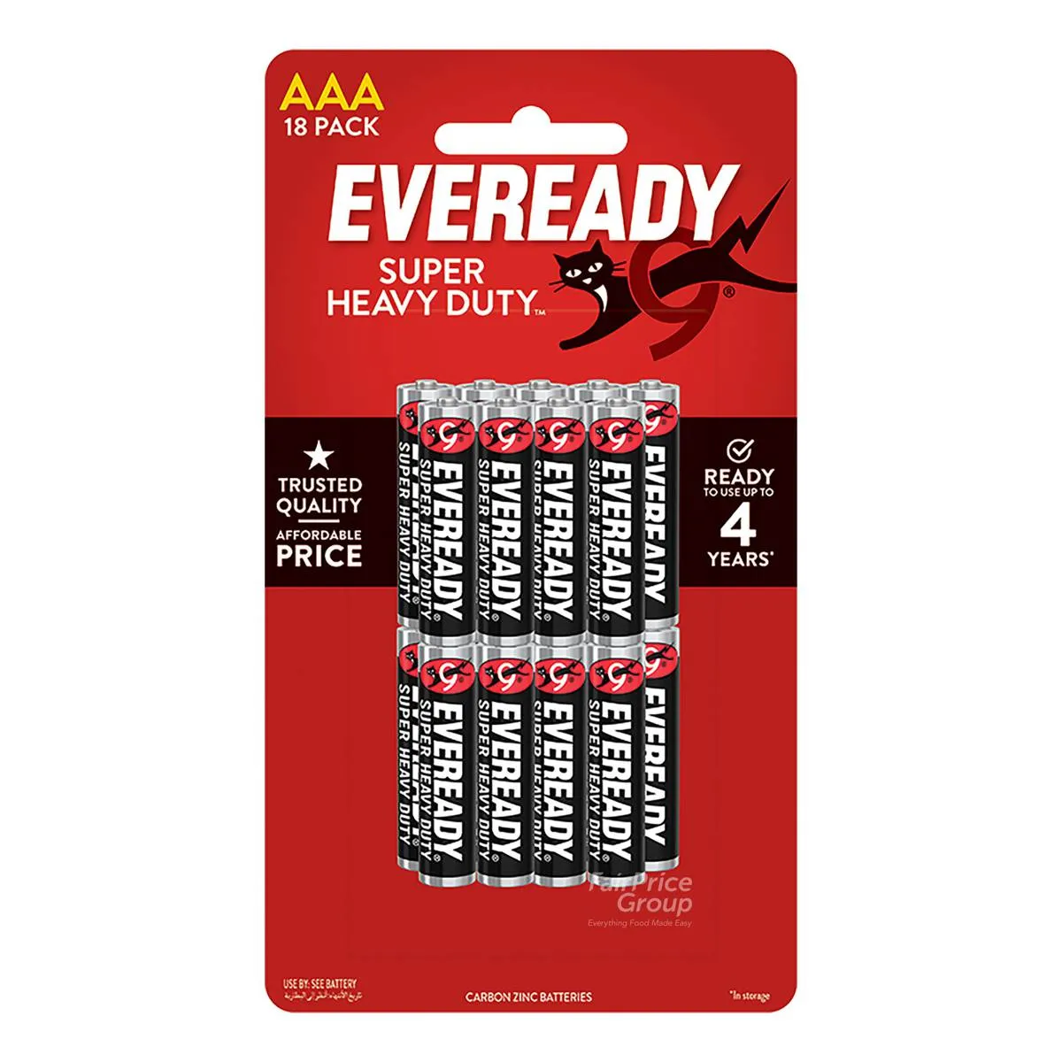 Eveready Battery SHD 1215 BP 18 - AA - (Pack of 18)