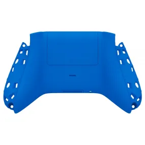 eXtremeRate Blue Soft Touch Replacement Back Shell w/ Battery Cover for Xbox Series S/X Controller - Controller & Side Rails NOT Included - BX3P305