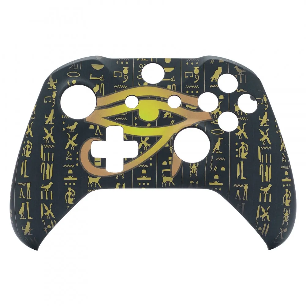 eXtremeRate Eye of Providence Soft Touch Top Housing Shell Repair Kit for Xbox One S X Game Controller - SXOFT28X