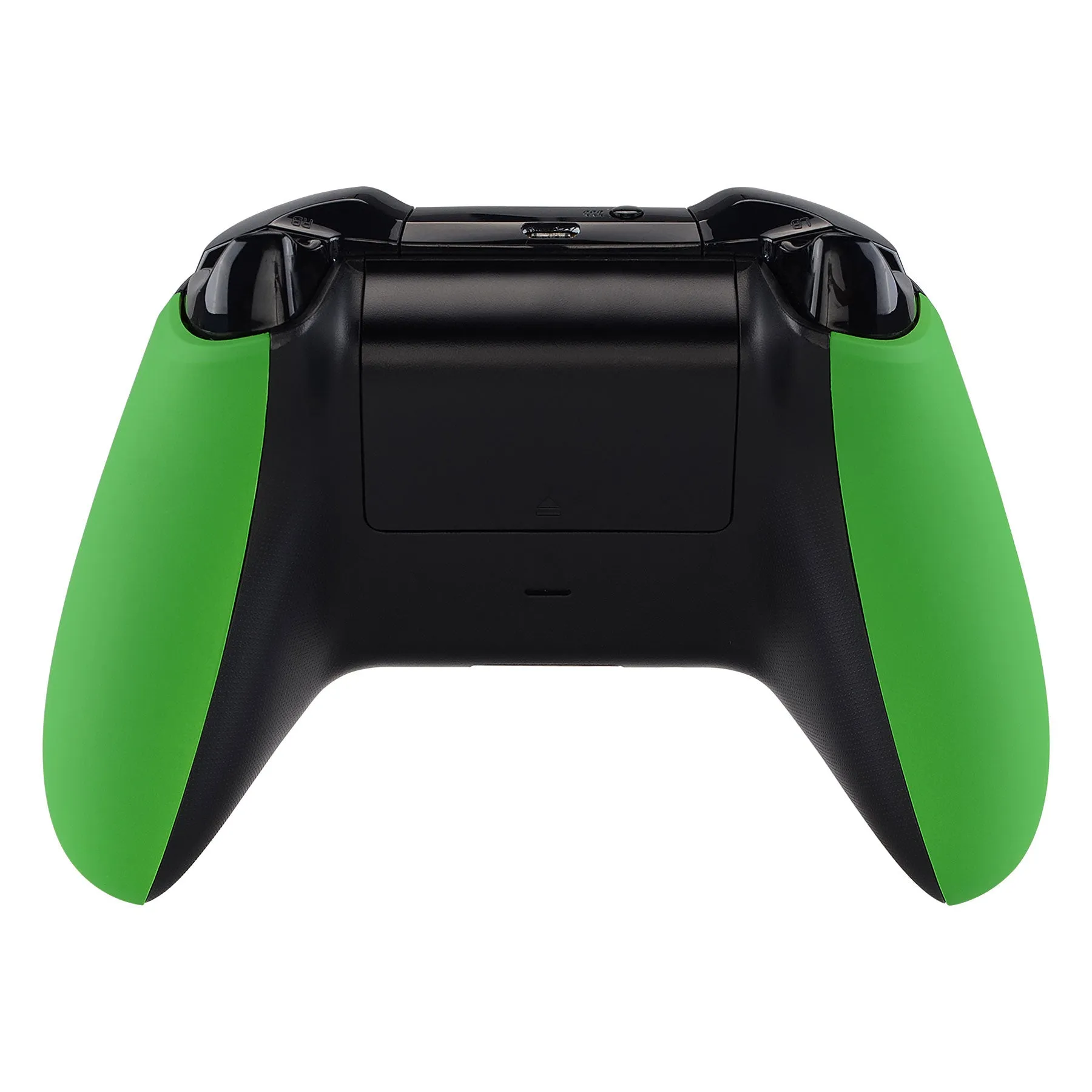 eXtremeRate Green Back Panels Side Rails Handles, Game Improvement Replacement Parts for Xbox One X & One S Controller Model 1708 - SXOJ0121
