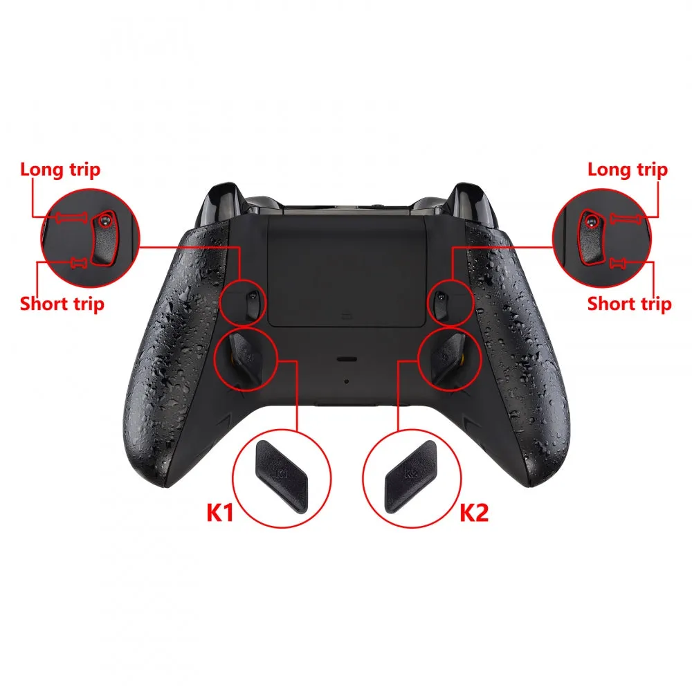 eXtremeRate Lofty Remappable Remap & Trigger Stop Kit for Xbox One S & One X Controller, Redesigned Back Shell & Side Rails & Back Buttons & Trigger Lock for Xbox One S X Controller 1708 - X1RM001