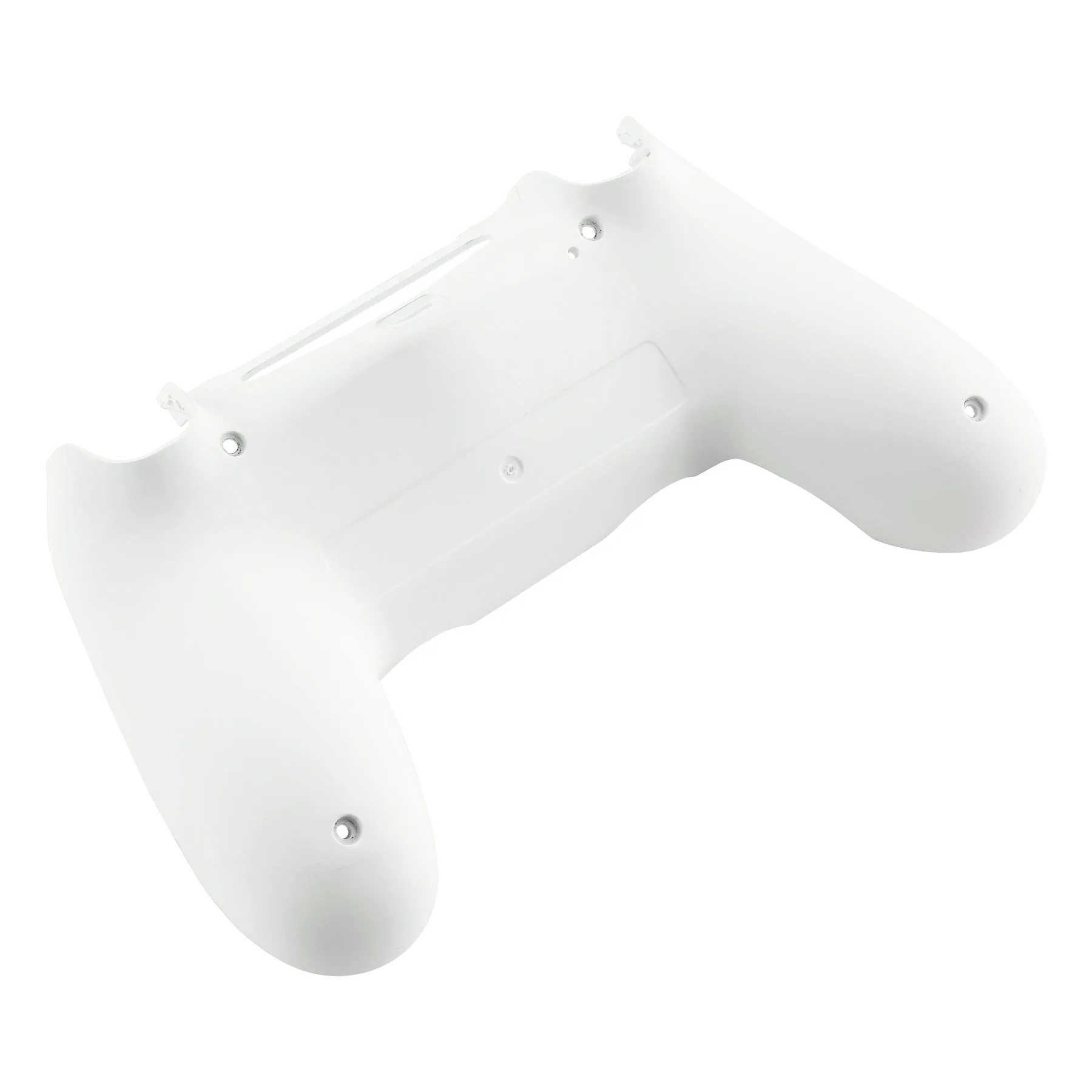 eXtremeRate White Bottom Shell, Back Housing Case Cover, Game Improvement Replacement Parts for PS4 Slim Pro Controller JDM-040, JDM-050 and JDM-055 - SP4BP08