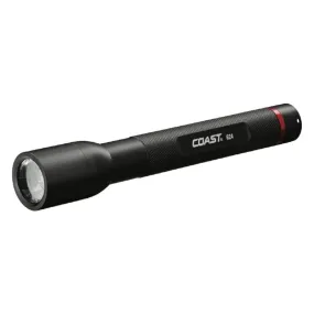 Flashlight - COAST G24 255 Lumens Black LED AA Battery BULLS-EYE™ Spot Beam, 30143