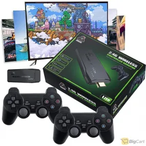 Game Console with Dual 2.4G Wireless Controllers Game Consoles for 4K TV Video Game Console