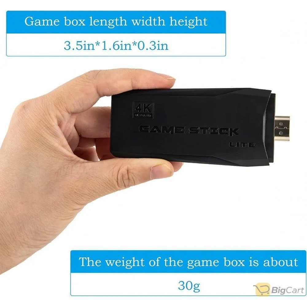 Game Console with Dual 2.4G Wireless Controllers Game Consoles for 4K TV Video Game Console