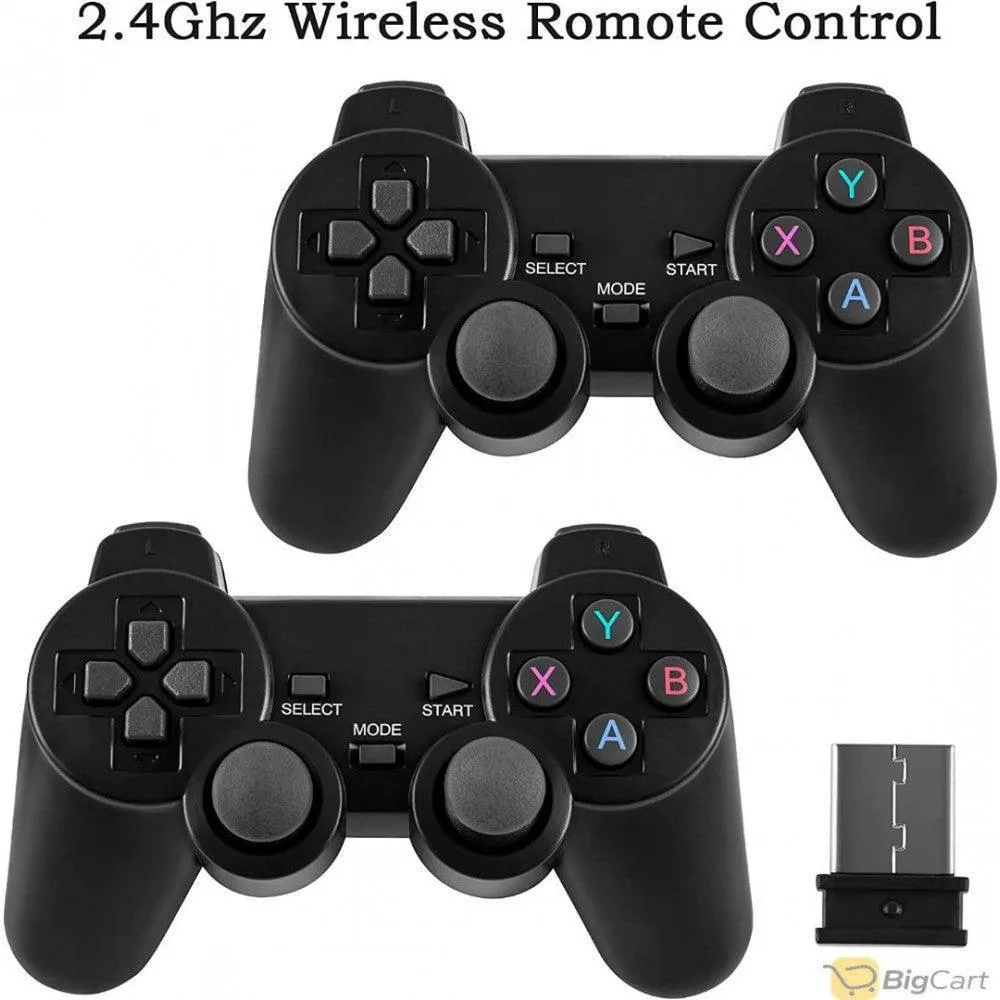 Game Console with Dual 2.4G Wireless Controllers Game Consoles for 4K TV Video Game Console