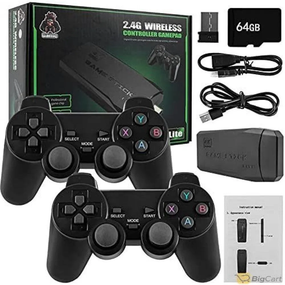 Game Console with Dual 2.4G Wireless Controllers Game Consoles for 4K TV Video Game Console
