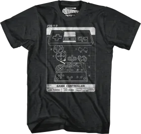 Game Controller Nintendo T-Shirt